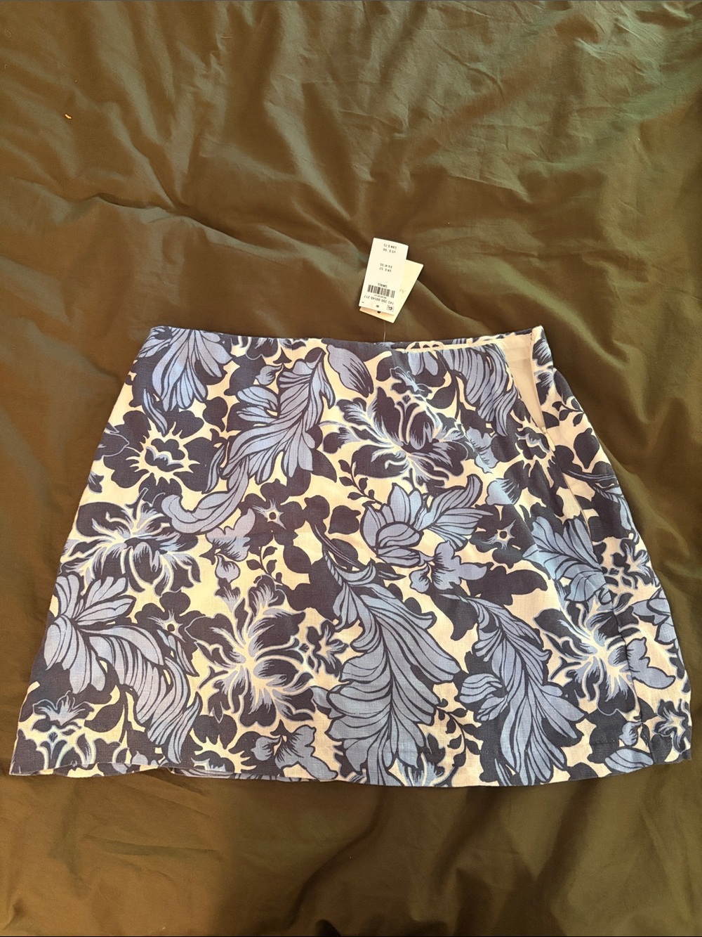 Abercombie Blue Print Women's Skirt